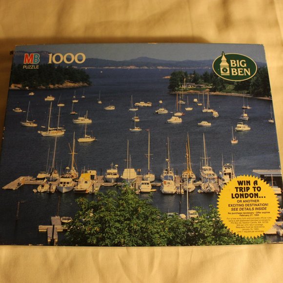 Milton Bradley Puzzle 1993 - Picture 1 of 3